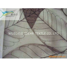 Printed Bright Polyester Organza Fabric For Curtain